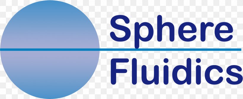 Sphere Fluidics Limited Business Cell Microfluidics, PNG, 1096x450px, Sphere Fluidics, Area, Blue, Brand, Business Download Free