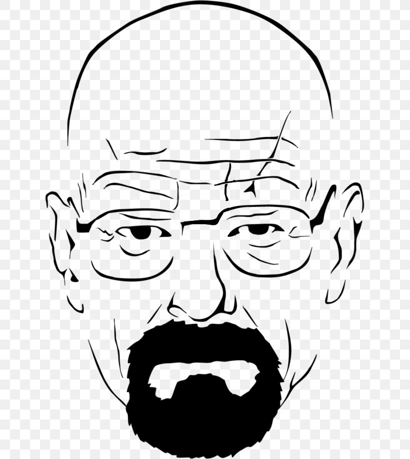 Walter White Drawing Line Art, PNG, 639x919px, Watercolor, Cartoon, Flower, Frame, Heart Download Free