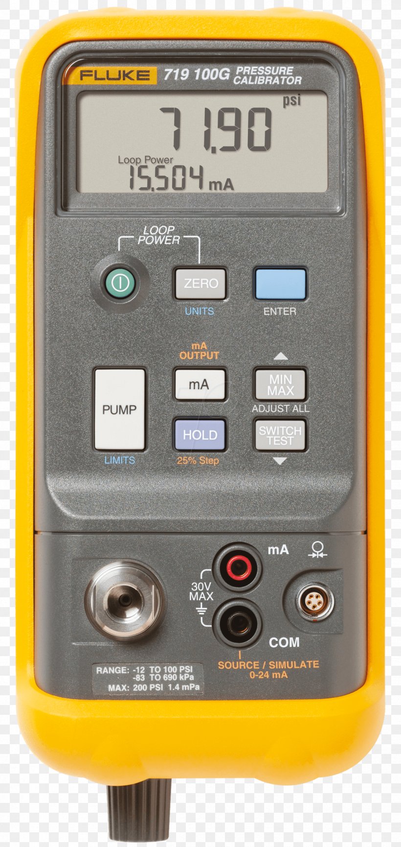 Calibration Fluke Corporation Bar Pressure Pound-force Per Square Inch, PNG, 1137x2400px, Calibration, Bar, Electric Potential Difference, Electrical Engineering, Electricity Download Free