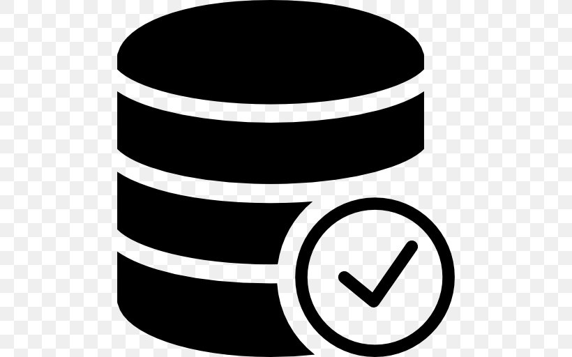Database Data Storage, PNG, 512x512px, Database, Black, Black And White, Brand, Cloud Storage Download Free