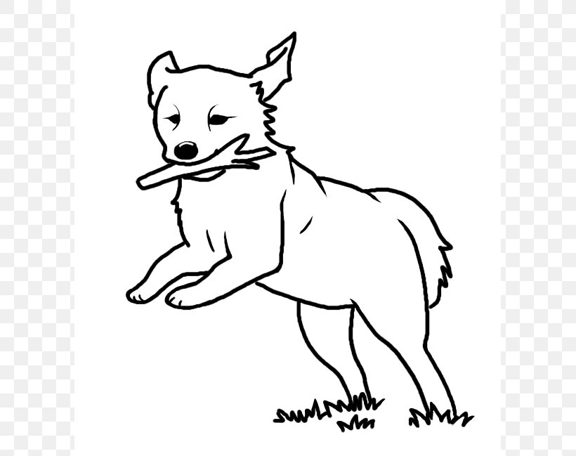 dog line drawing