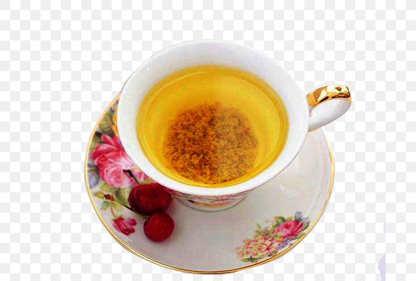 Flowering Tea Sweet Osmanthus Drinking Lemon Tea, PNG, 700x555px, Tea, Afternoon, Black Tea, Coffee Cup, Cup Download Free