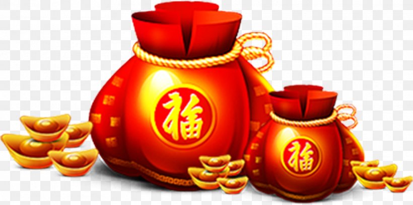 Fukubukuro Chinese New Year Download, PNG, 1918x956px, Fukubukuro, Animation, Bag, Chinese New Year, Cuisine Download Free