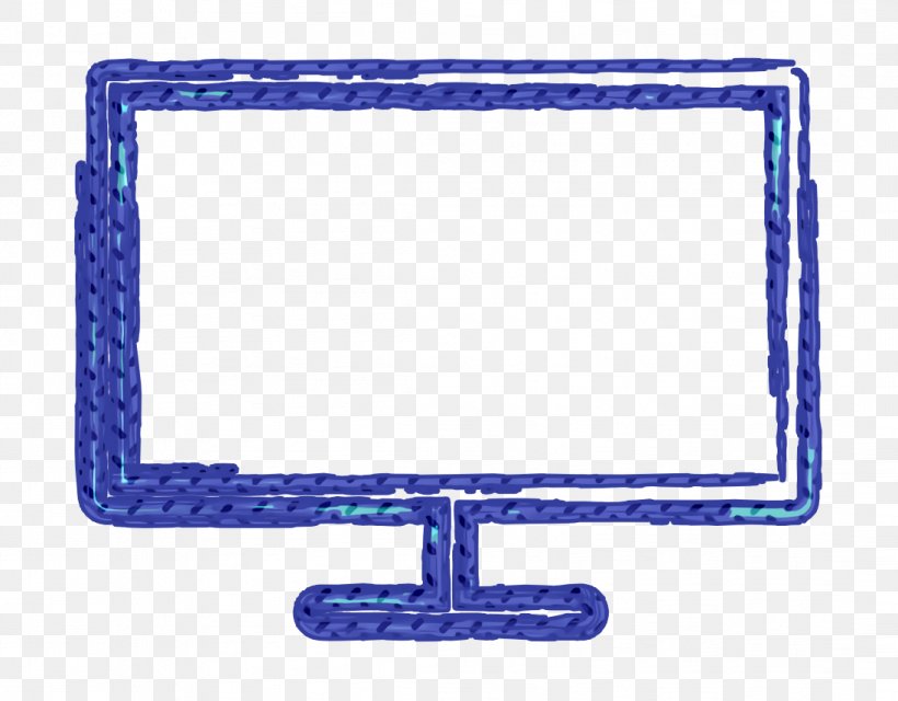 Monitor Icon Productivity Icon Shape Icon, PNG, 1096x856px, Monitor Icon, Computer Monitor Accessory, Electric Blue, Productivity Icon, Rectangle Download Free