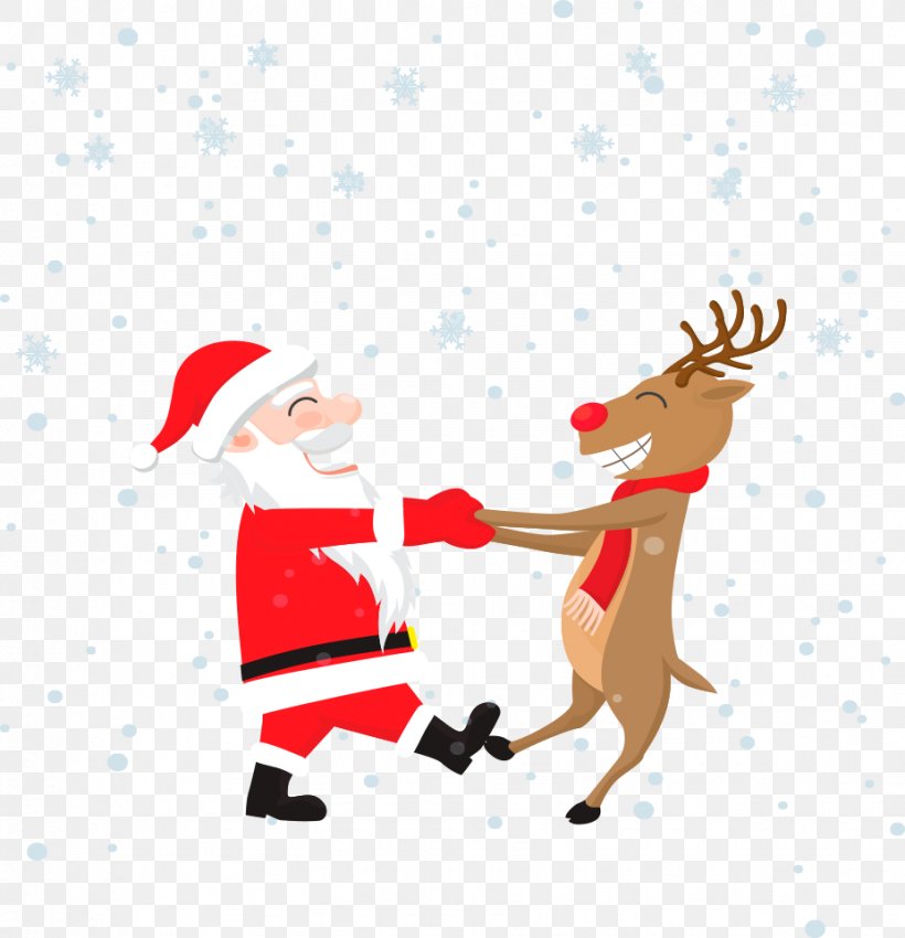 Rudolph Santa Claus Wedding Invitation Christmas Greeting Card, PNG, 927x962px, Rudolph, Art, Cartoon, Christmas, Christmas And Holiday Season Download Free