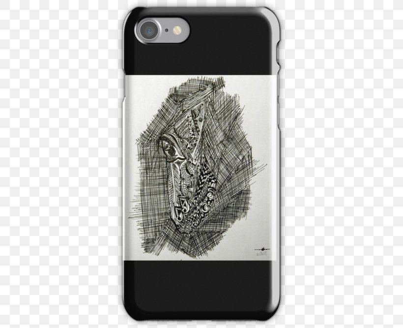 Apple IPhone 7 Plus IPhone X IPhone 6 IPhone 4S Telephone, PNG, 500x667px, Apple Iphone 7 Plus, Black And White, Drawing, Iphone, Iphone 4s Download Free