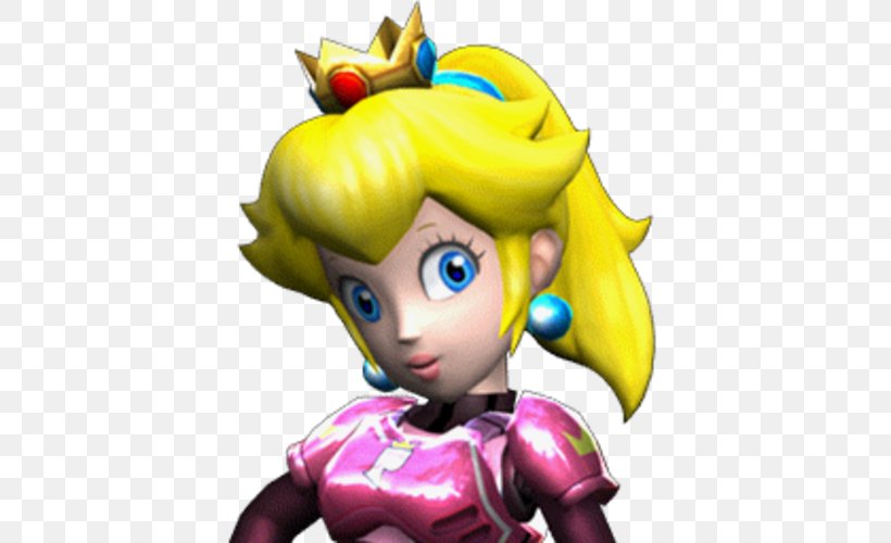 Mario Strikers Charged Super Mario Strikers Princess Peach Mario Tennis Aces, PNG, 500x500px, Mario Strikers Charged, Action Figure, Art, Cartoon, Fictional Character Download Free