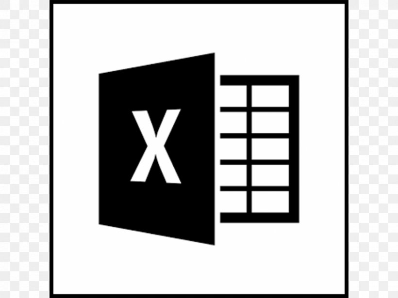 Microsoft Excel Office Online Microsoft Office 365, PNG, 1200x900px, Microsoft Excel, Area, Black, Black And White, Brand Download Free