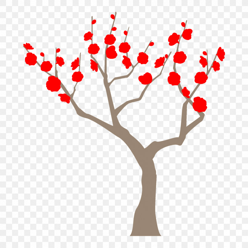 Plum Tree Plum Winter Flower, PNG, 1200x1200px, Plum Tree, Branch, Flower, Plant, Plum Download Free