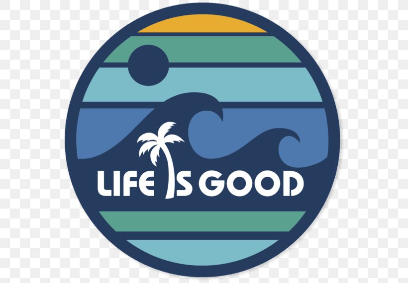 Sticker Decal Life Is Good Company Die Cutting PT. Bukalapak, PNG, 570x570px, Sticker, Area, Blue, Brand, Bukalapak Download Free
