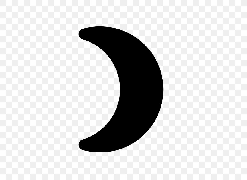 Crescent Symbol Logo Circle, PNG, 600x600px, Crescent, Black, Black And White, Black M, Logo Download Free
