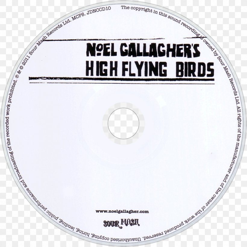 Noel Gallagher's High Flying Birds Compact Disc Mod Club Theatre, PNG, 1000x1000px, Compact Disc, Brand, Collecting, Hardware, Label Download Free