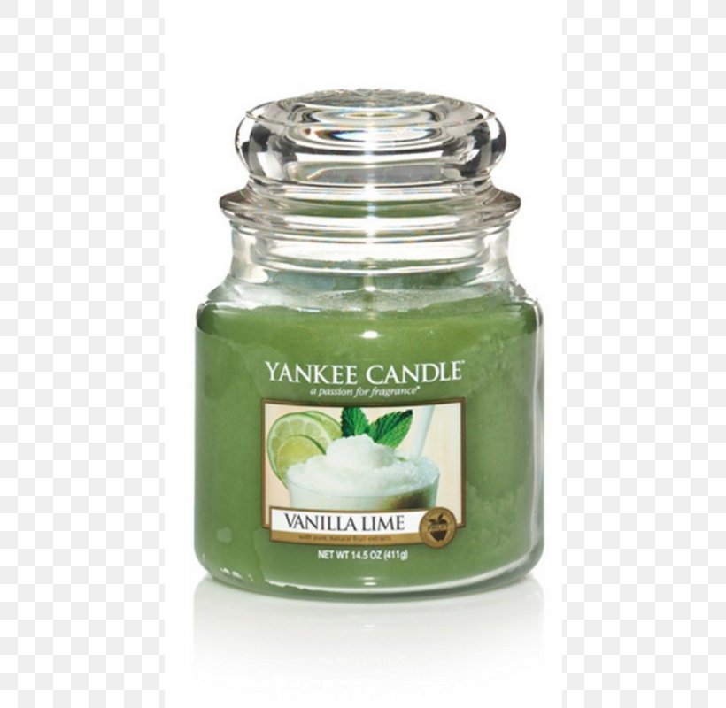 Yankee Candle Tealight Lime Vanilla, PNG, 800x800px, Candle, Aroma Compound, Buttercream, Flavor, Glass Download Free