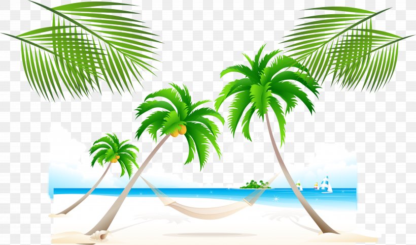 Beach Photography Clip Art, PNG, 4857x2859px, Beach, Arecaceae, Arecales, Coconut, Fotosearch Download Free