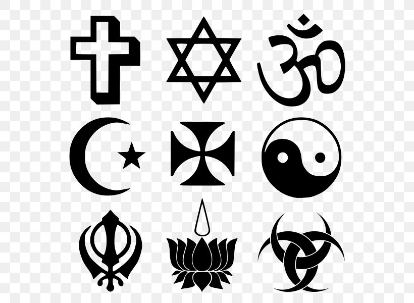 Religious Symbol Religion Christian Symbolism Christianity, PNG, 600x600px, Religious Symbol, Area, Belief, Black, Black And White Download Free