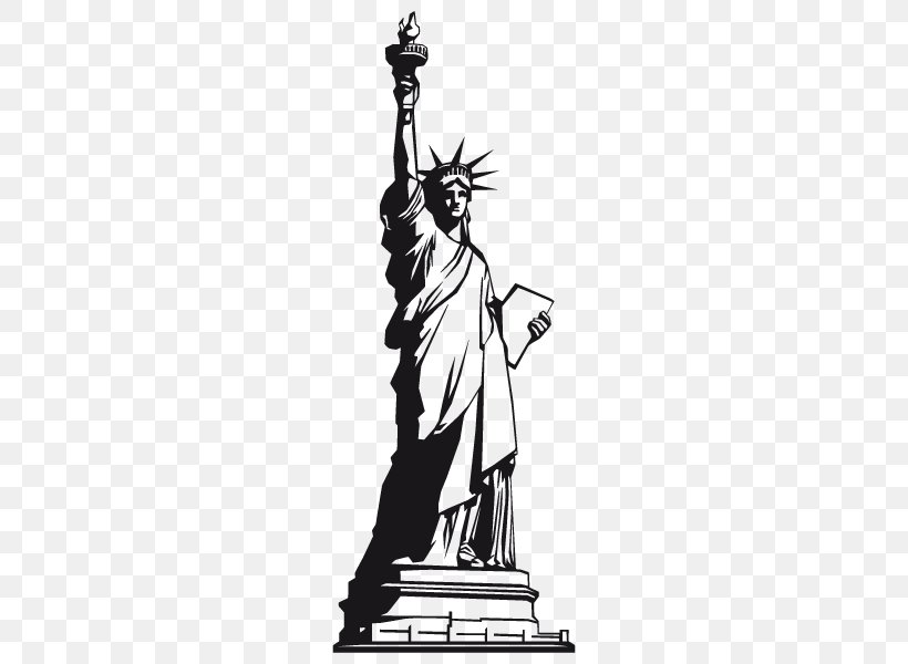 Statue Of Liberty Clip Art, PNG, 600x600px, Statue Of Liberty, Art, Artwork, Black And White, Can Stock Photo Download Free