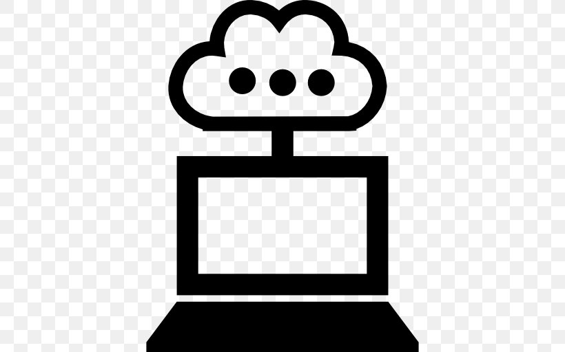 Cloud Computing User Interface Cloud Storage, PNG, 512x512px, Cloud Computing, Area, Artwork, Black And White, Cloud Storage Download Free