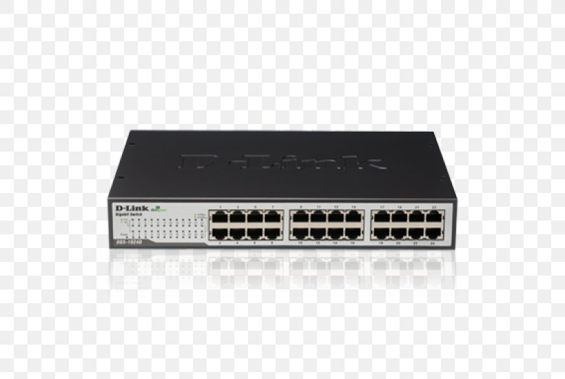 Gigabit Ethernet Network Switch D-Link DGS-1024D Medium-dependent Interface, PNG, 550x550px, Gigabit Ethernet, Autonegotiation, Computer Network, Dlink, Dlink Des 1024d Download Free