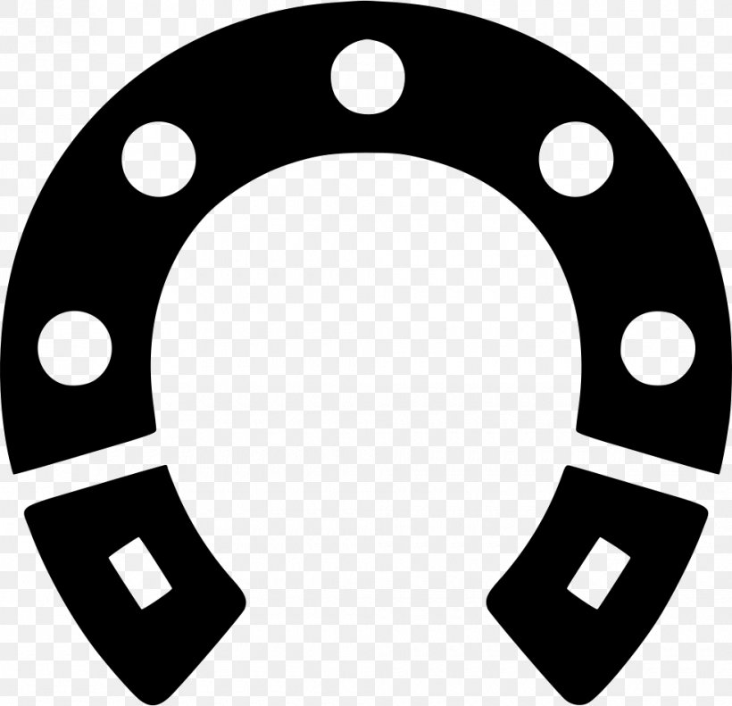 Horseshoe, PNG, 980x946px, Horse, Auto Part, Black And White, Horseshoe, Logo Download Free