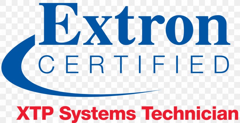 Professional Audiovisual Industry Extron Electronics Control System Technology HDMI, PNG, 1043x535px, Professional Audiovisual Industry, Area, Blue, Brand, Certification Download Free
