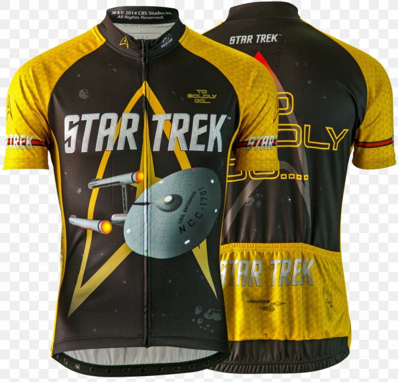 Men's Star Trek Command Cycling Jersey Bicycle, PNG, 1024x983px, Watercolor, Cartoon, Flower, Frame, Heart Download Free