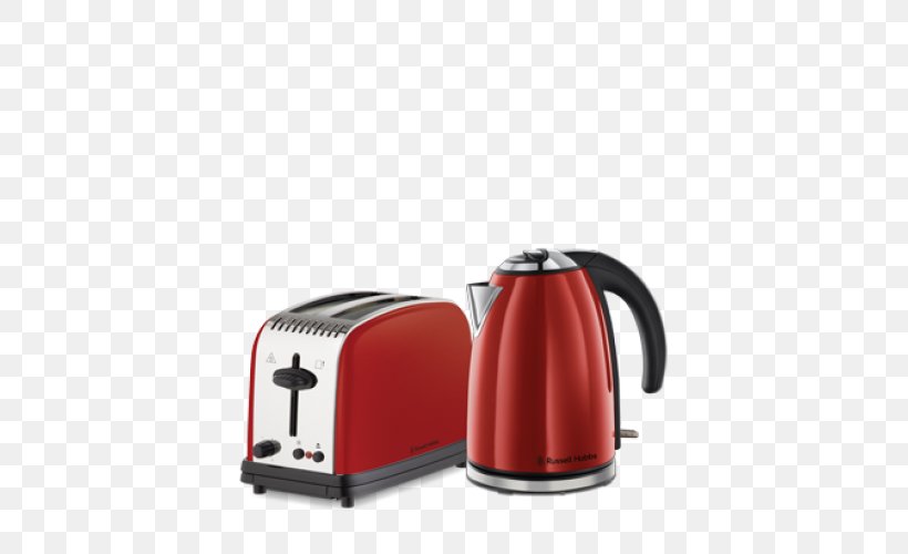 Russell Hobbs Toaster Kettle Russell Hobbs Toaster Home Appliance, PNG, 500x500px, Toaster, Betty Crocker 2slice Toaster, Breville, Dualit Limited, Home Appliance Download Free