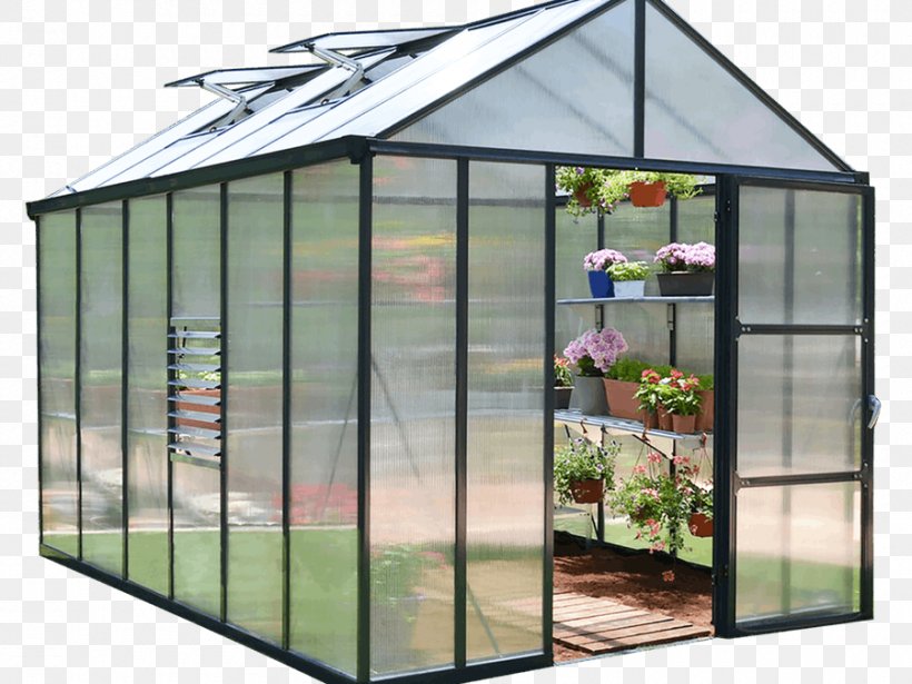 Greenhouse Palram Industries (1990) Gardening Twinwall Plastic, PNG, 900x675px, Greenhouse, Aluminium, Color, Conservatory, Garden Download Free
