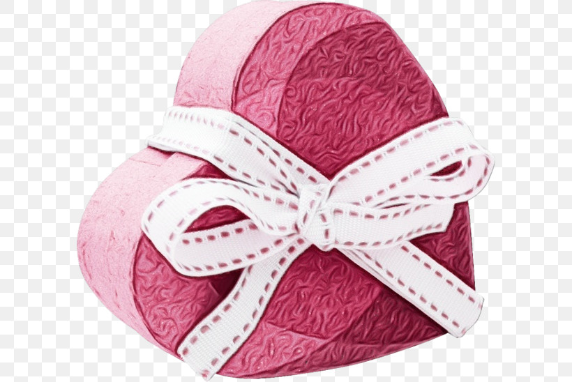 Pink Footwear Magenta Ribbon, PNG, 600x548px, Watercolor, Footwear, Magenta, Paint, Pink Download Free