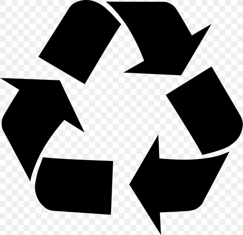 Recycling Symbol Glass Recycling Waste Reuse, PNG, 981x950px, Recycling, Black, Black And White, Computer Recycling, Glass Recycling Download Free