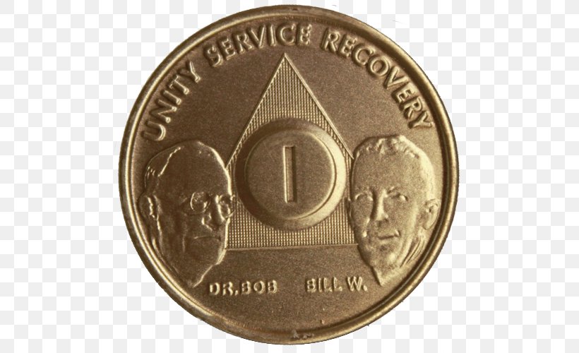 Sobriety Coin Medal Alcoholics Anonymous, PNG, 500x500px, Sobriety Coin, Alanonalateen, Alcoholics Anonymous, Alcoholism, Bronze Medal Download Free