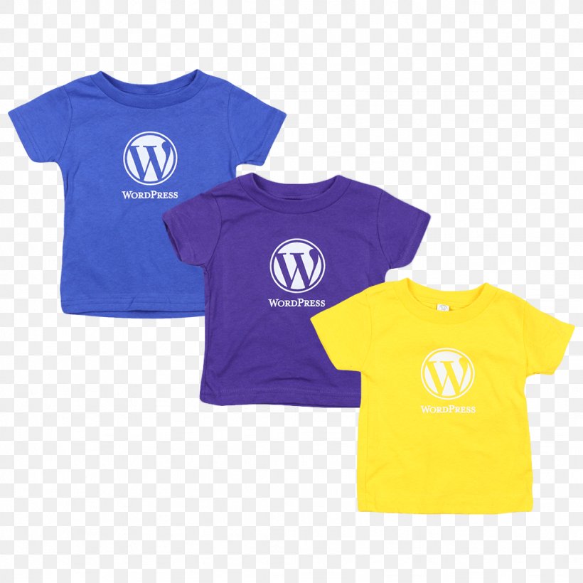T-shirt Sports Fan Jersey WordPress WordCamp, PNG, 1024x1024px, Tshirt, Active Shirt, Blue, Brand, Clothing Download Free