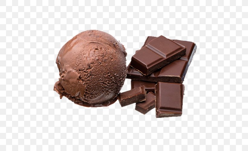 Chocolate Ice Cream Chocolate Truffle Fudge Praline, PNG, 500x500px, Chocolate Ice Cream, Chocolate, Chocolate Brownie, Chocolate Truffle, Confectionery Download Free
