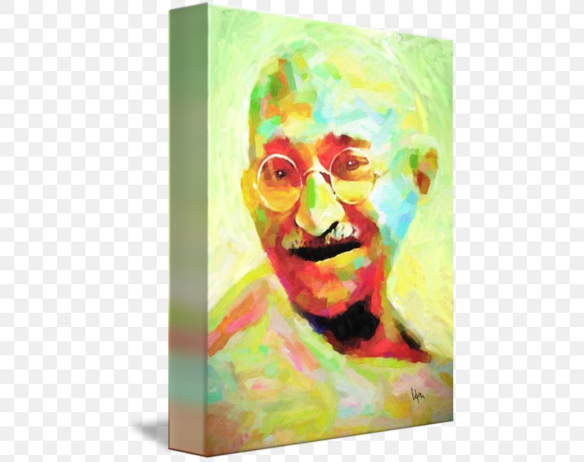 Mahatma Gandhi Visual Arts Painting Nonviolence, PNG, 464x650px, Mahatma Gandhi, Acrylic Paint, Art, Artist, Artwork Download Free