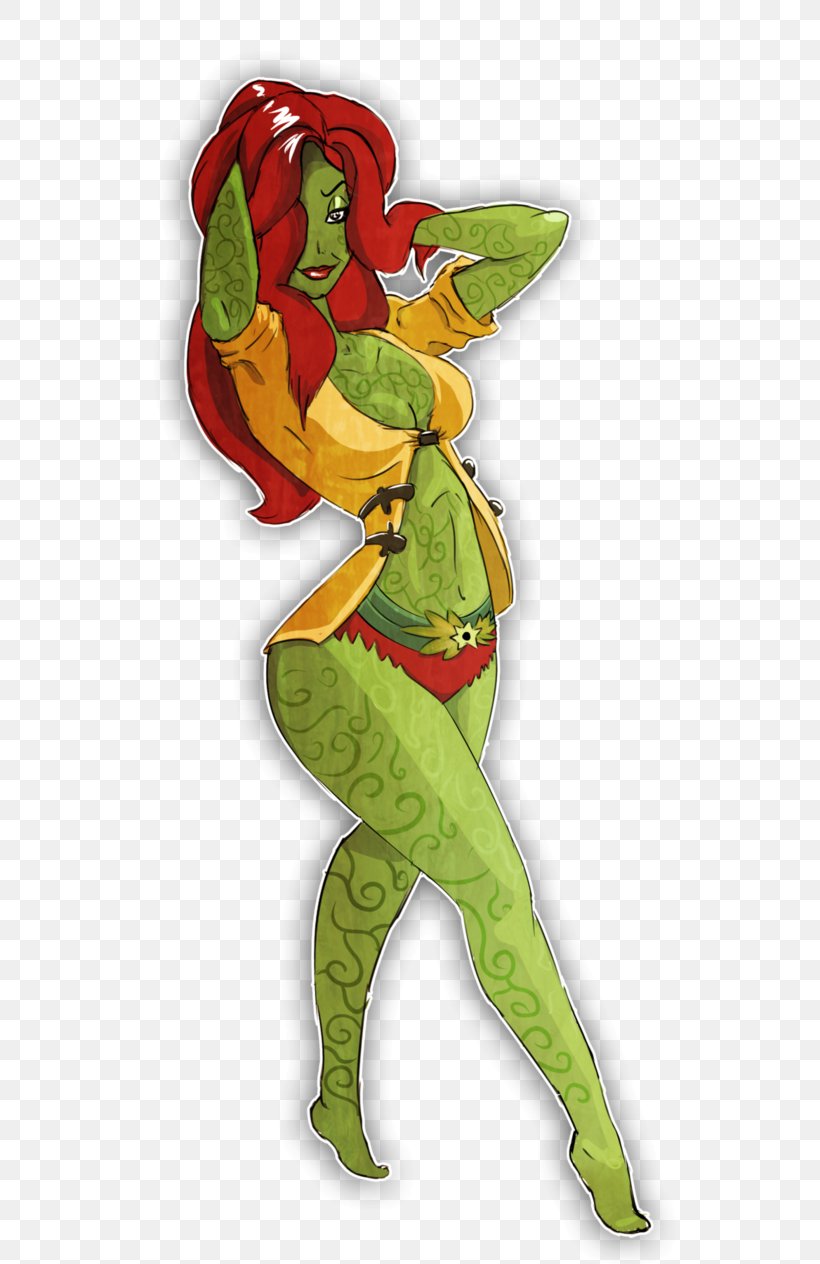 Poison Ivy Injustice 2 Batman, PNG, 632x1264px, Poison Ivy, Art, Batman, Cartoon, Costume Design Download Free