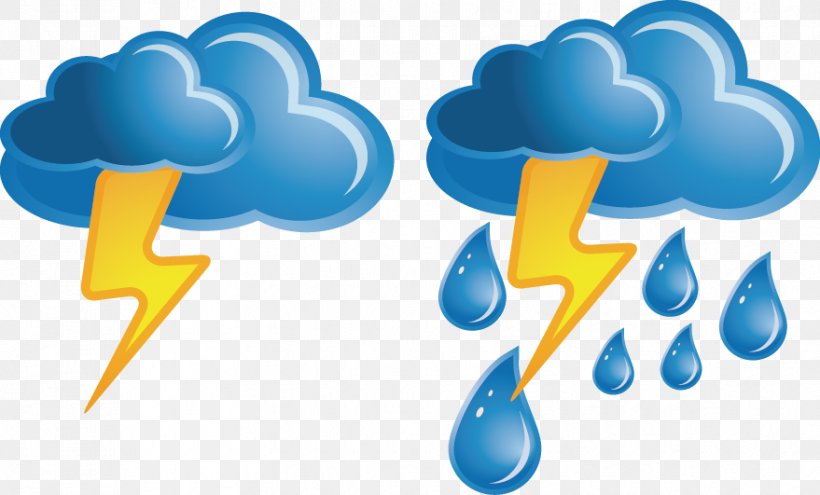 Weather Cloud Lightning Icon, PNG, 879x531px, Weather, Blue, Cloud, Lightning, Rain Download Free