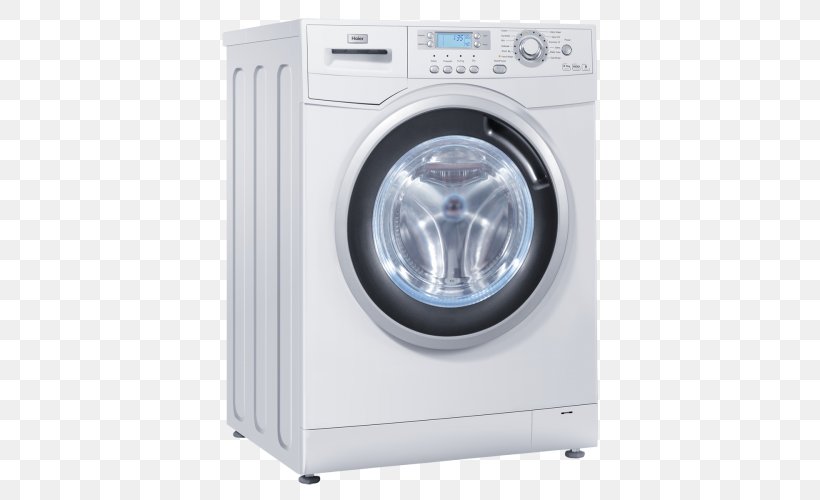 Washing Machines Combo Washer Dryer Haier Clothes Dryer Home Appliance, PNG, 500x500px, Washing Machines, Clothes Dryer, Combo Washer Dryer, Haier, Home Appliance Download Free