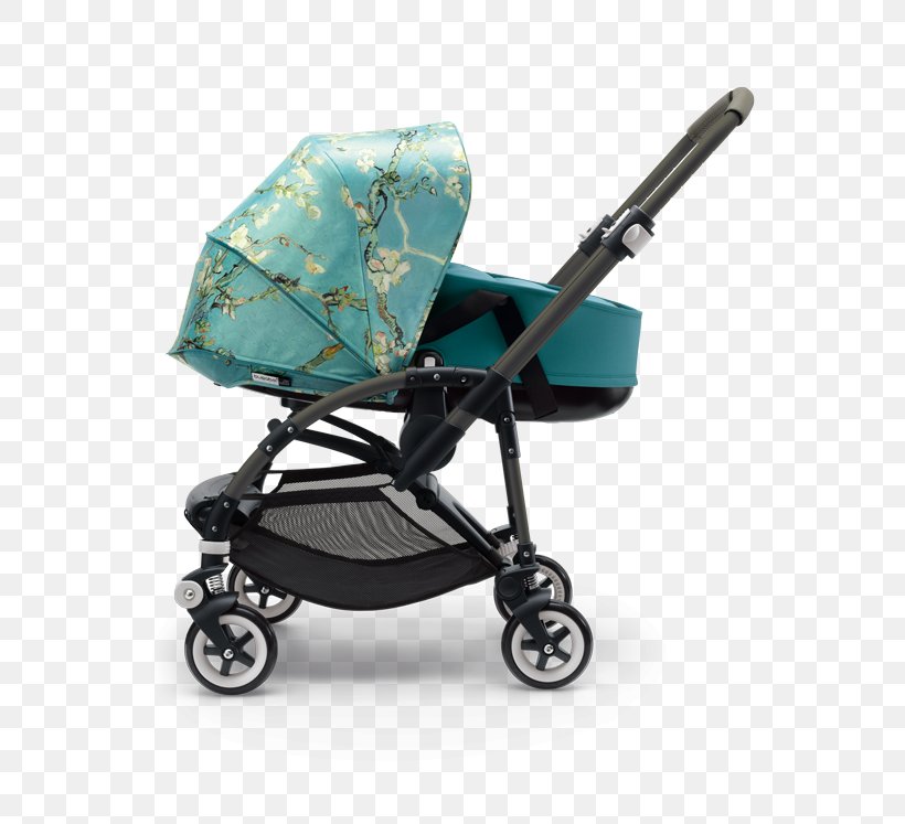 Bugaboo Bee3 Stroller Almond Blossoms Van Gogh Museum Bugaboo International, PNG, 662x747px, Bugaboo Bee3 Stroller, Almond Blossoms, Baby Carriage, Baby Jogger City Select, Baby Products Download Free