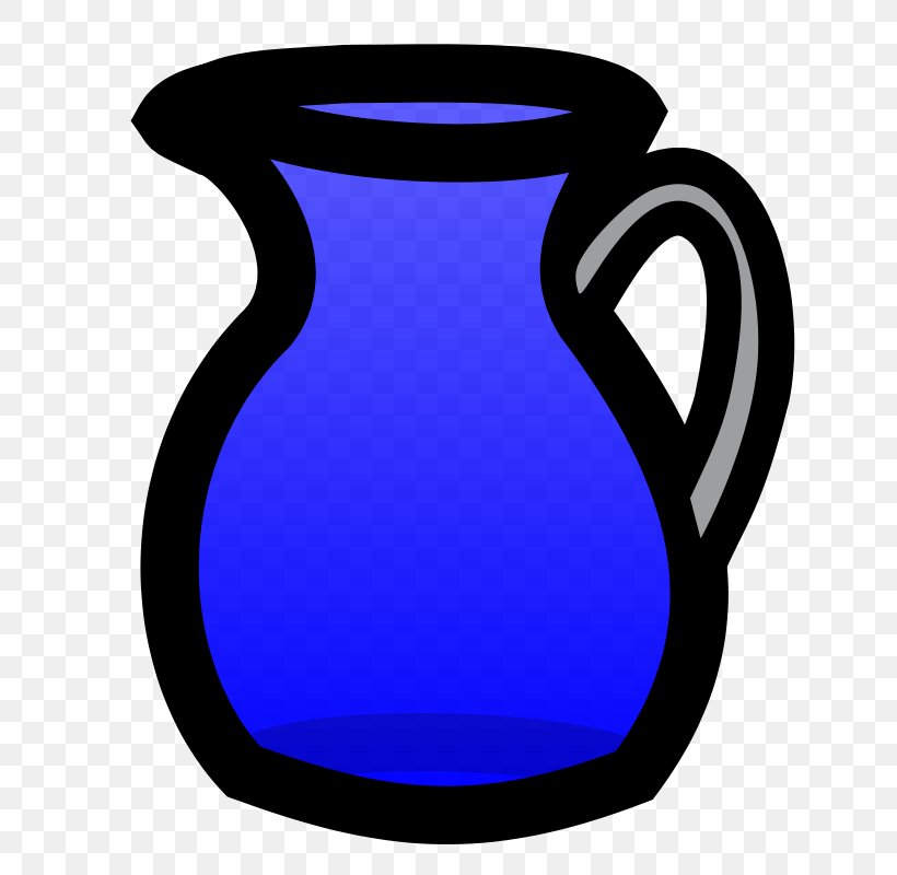 Pitcher Jug Water Clip Art, PNG, 800x800px, Pitcher, Cobalt Blue, Drinkware, Free Content, Glass Download Free