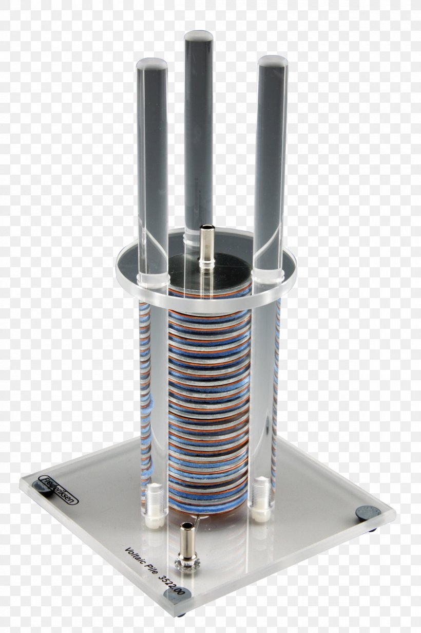 Voltaic Pile Galvanic Cell Electric Battery Electricity Invention, PNG, 1200x1803px, Voltaic Pile, Alessandro Volta, Cylinder, Daniell Cell, Electric Battery Download Free