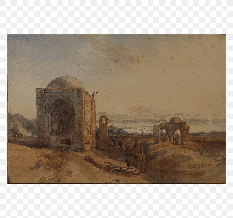 Watercolor Painting Drawing 1820s 1870s, PNG, 768x768px, 19th Century, Painting, Ancient History, Arch, Art Download Free