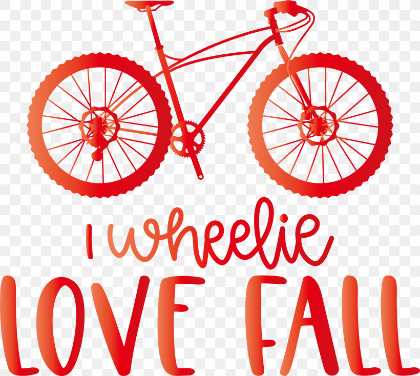 Love Fall Love Autumn I Wheelie Love Fall, PNG, 3000x2688px, Bicycle, Cycling, Cycling Shoe, Mountain Bike, Road Bike Download Free
