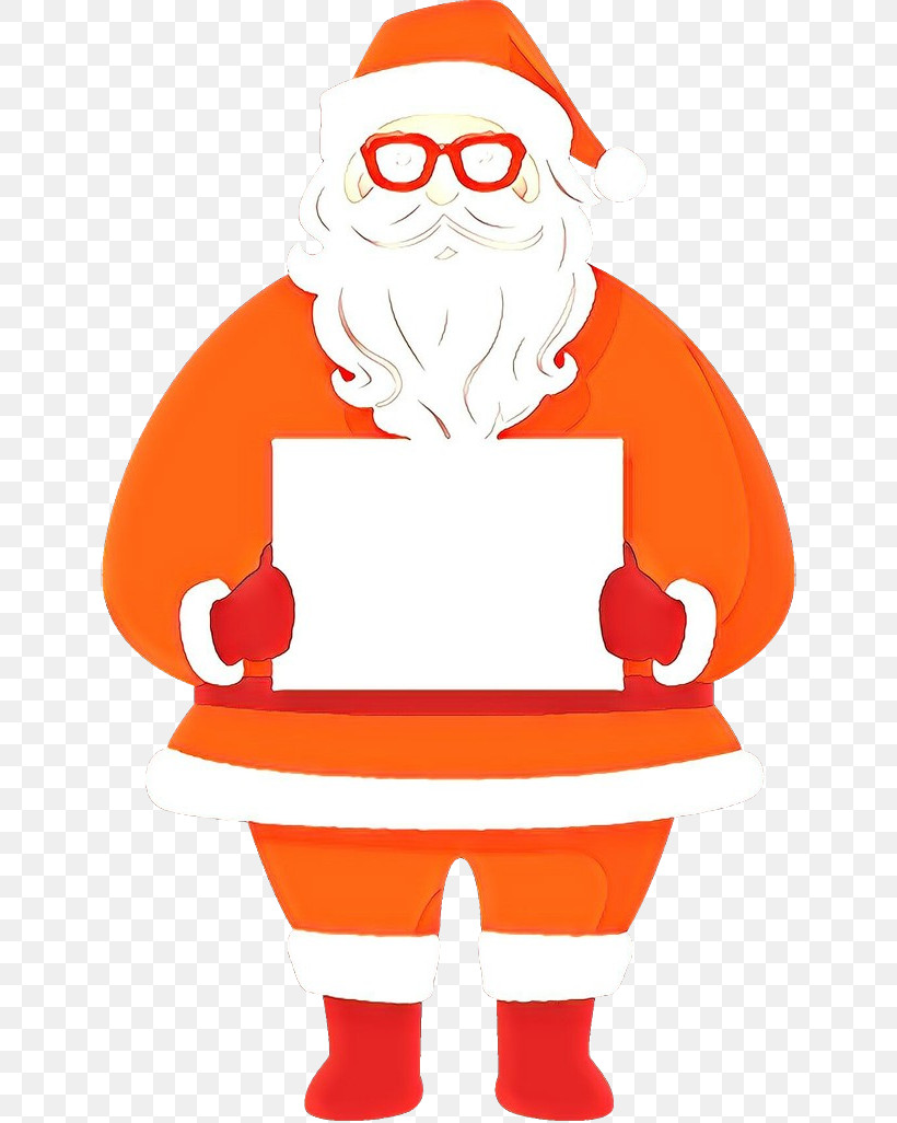 Santa Claus, PNG, 636x1026px, Santa Claus, Line, Orange Download Free