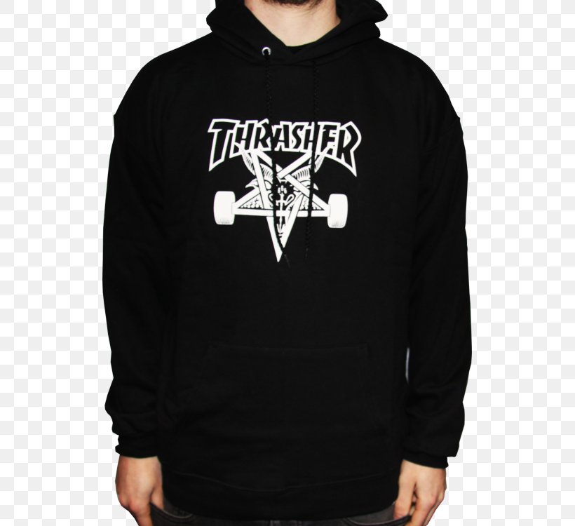 Thrasher Presents Skate And Destroy T-shirt Hoodie Skateboarding, PNG, 750x750px, Thrasher Presents Skate And Destroy, Baseball Cap, Black, Brand, Hood Download Free