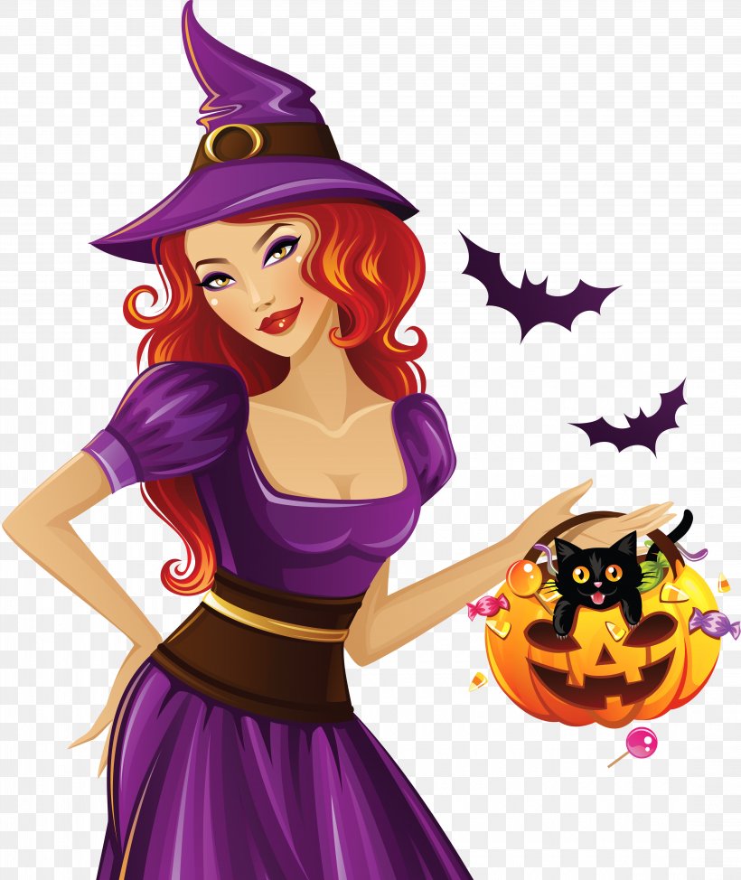Witchcraft Halloween Clip Art, PNG, 4400x5229px, Watercolor, Cartoon, Flower, Frame, Heart Download Free
