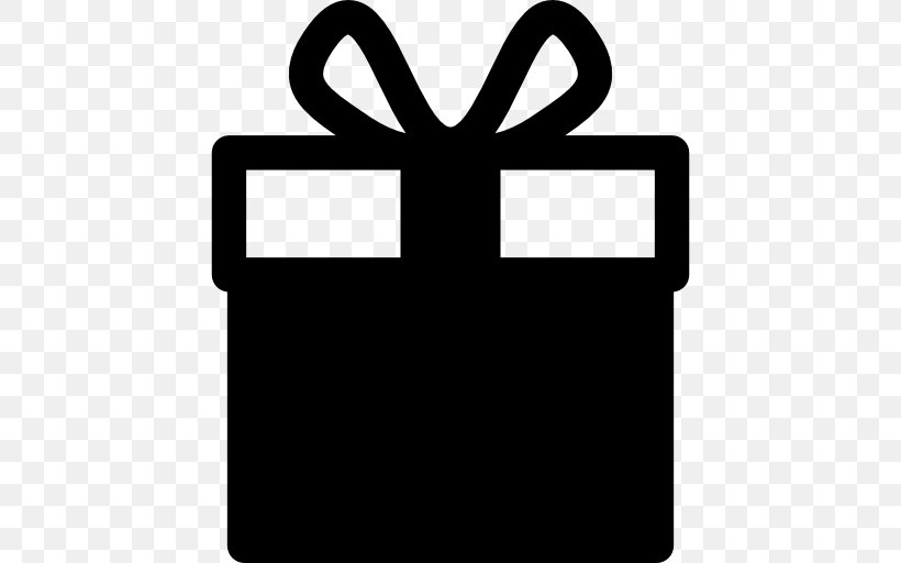 Gift Christmas Birthday Clip Art, PNG, 512x512px, Gift, Birthday, Black, Black And White, Box Download Free