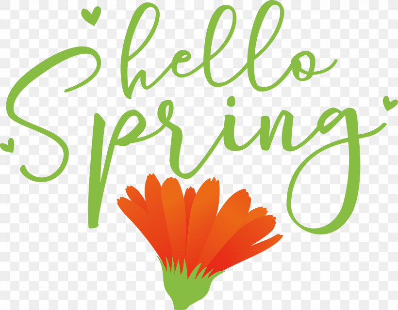 Hello Spring Spring, PNG, 3000x2344px, Hello Spring, Flower, Logo, Royaltyfree, Silhouette Download Free