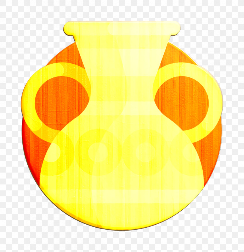 Prehistoric Icon Vase Icon, PNG, 1198x1238px, Prehistoric Icon, Circle, Orange, Vase Icon, Yellow Download Free