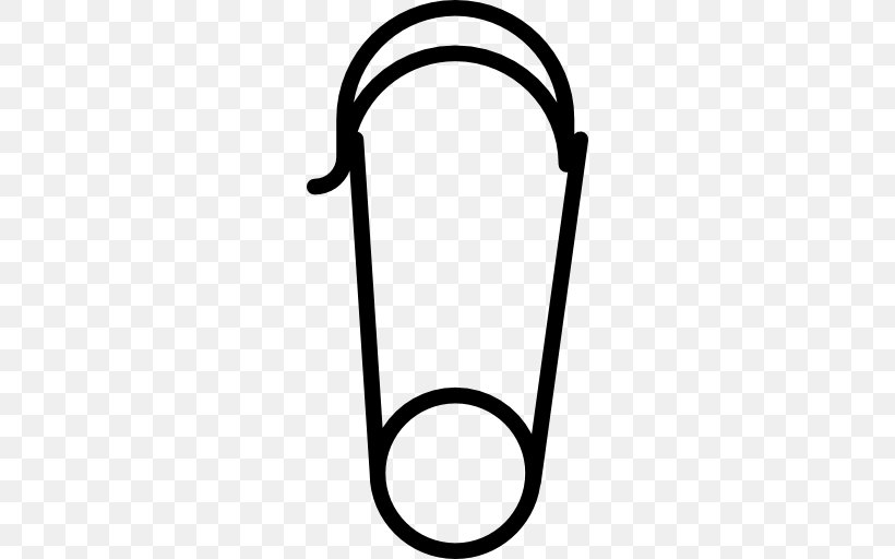 Safety Pin, PNG, 512x512px, Safety Pin, Black And White, Pin, Safety, Sewing Download Free