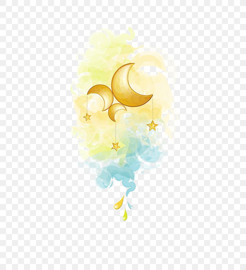 Clip Art, PNG, 546x900px, Creativity, Fairy Tale, Moon, Night, Yellow Download Free