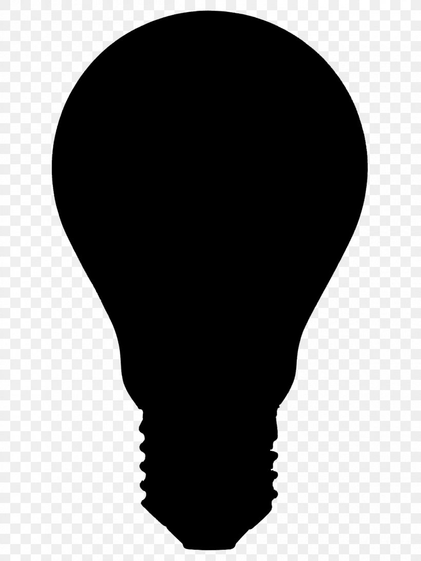 Incandescent Light Bulb Silhouette Image, PNG, 1200x1600px, Light, Black, Blackandwhite, Incandescent Light Bulb, Lamp Download Free